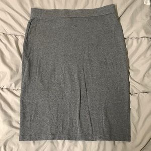 Gray Bodycon Skirt